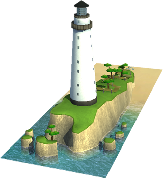 Faro de playa en SimCity BuildIt