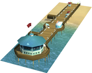 Muelle del pescador en SimCity BuildIt