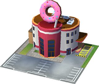 Tienda de donuts en SimCity BuildIt