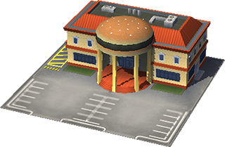 Restaurante de comida rápida en SimCity BuildIt