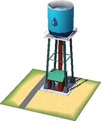 Depósito de agua de SimCity BuildIt