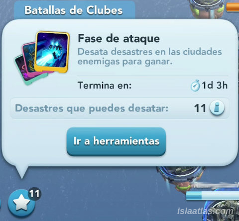 Info de Batalla de Clubes en SimCity BuildIt