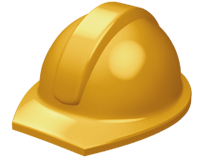 Casco Amarillo de mejora en SimCity BuildIt